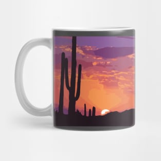 The Arid Cactus I Cowboy Ranch Dessert Mug